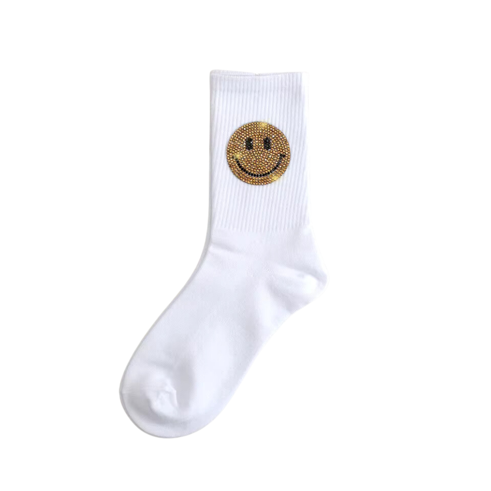 SMILEY SOCKS GOLD