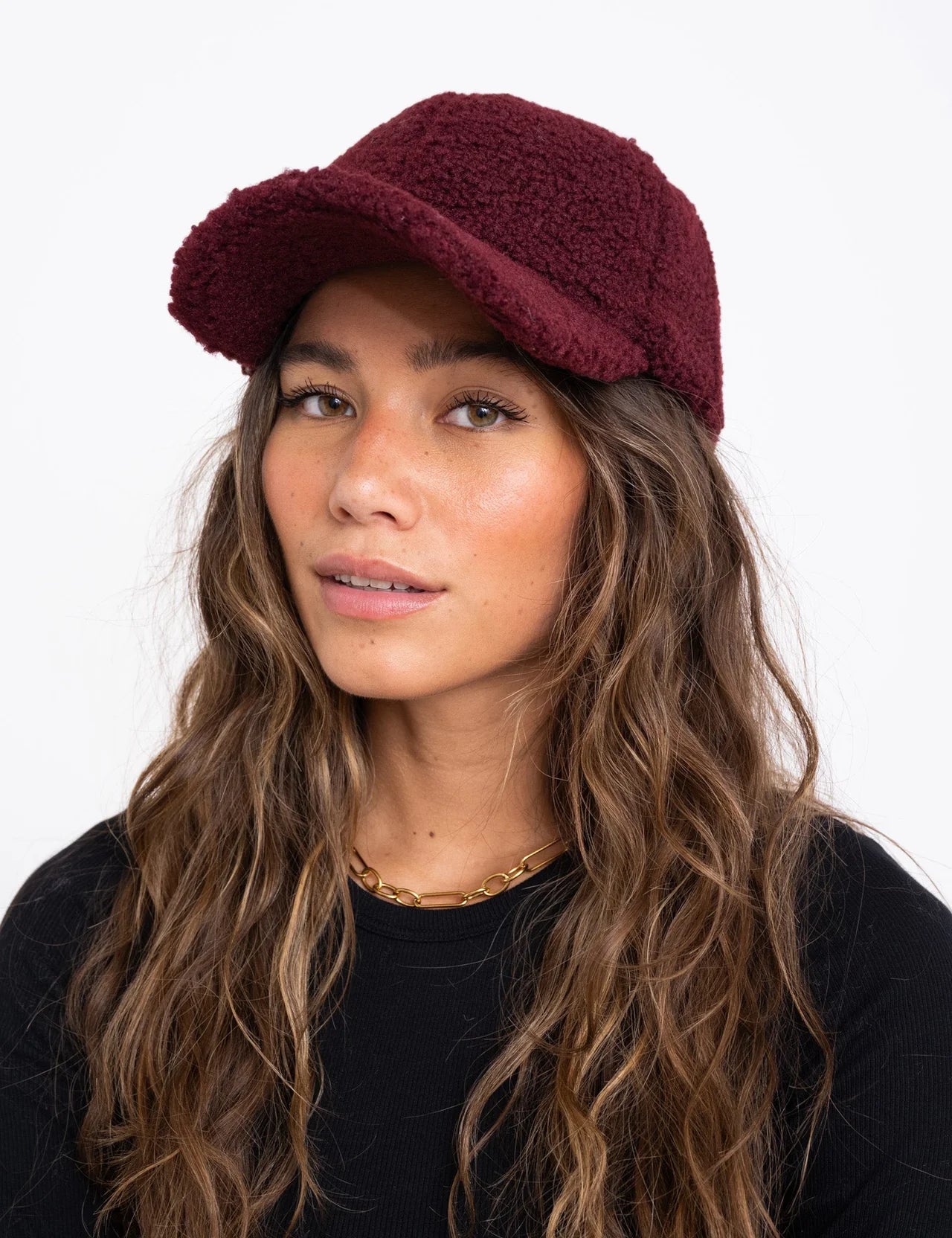 TEDDY CAP BURGUNDY